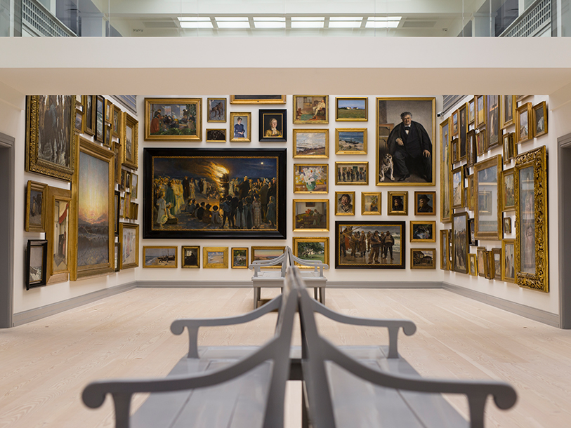 Skagens Museum har en stor samling av välkända konstverk från Skagenmålarnas storhetstid