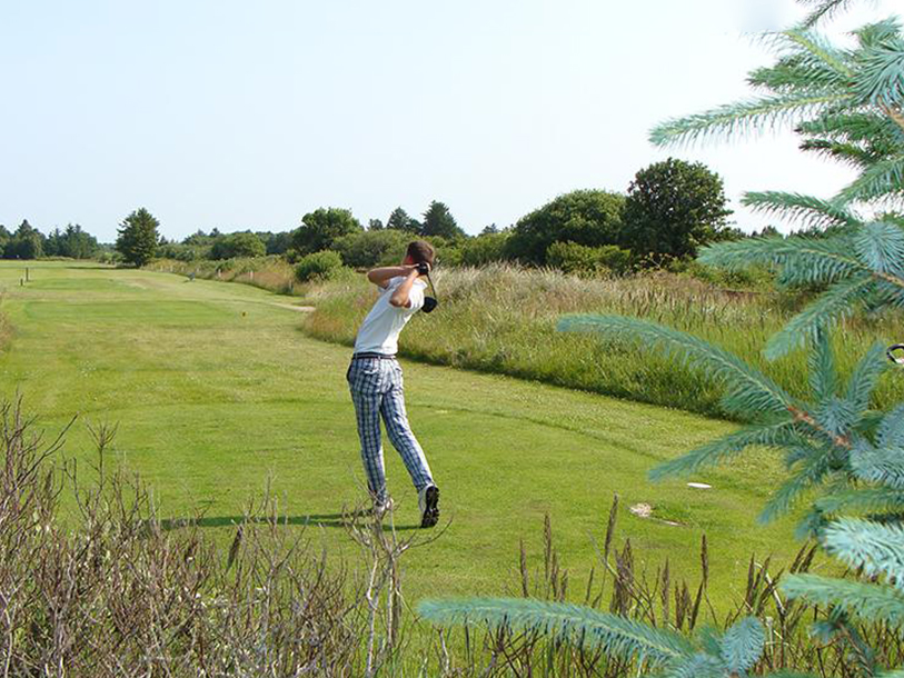 Under sommarsäsong kan du spela på Hvide Klit Golfklubb som ligger nära Skagen och Kattegatt