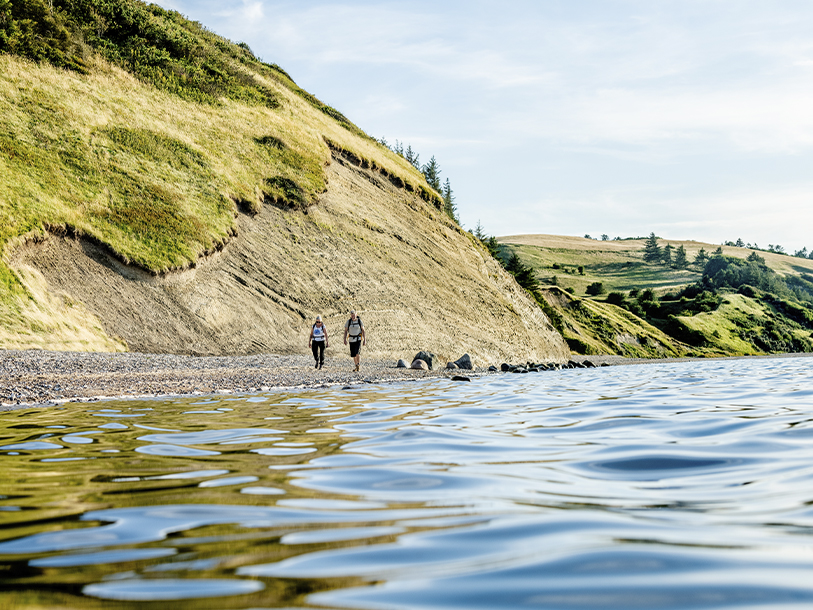 Limfjordsregionen är karakteristisk med sina många klippor från Danmarks förhistoriska tid © Mette Johnsen