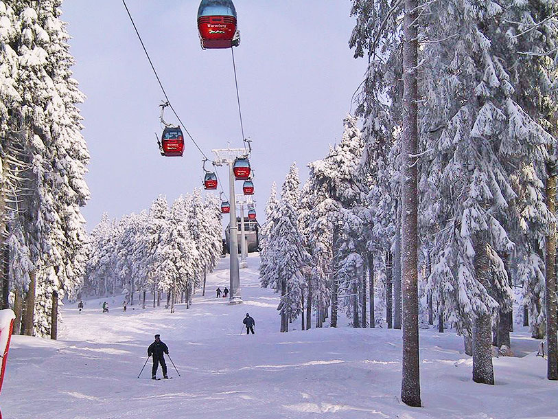 Skisæsonen i Harzen varer typisk fra slutningen af december til midten af marts