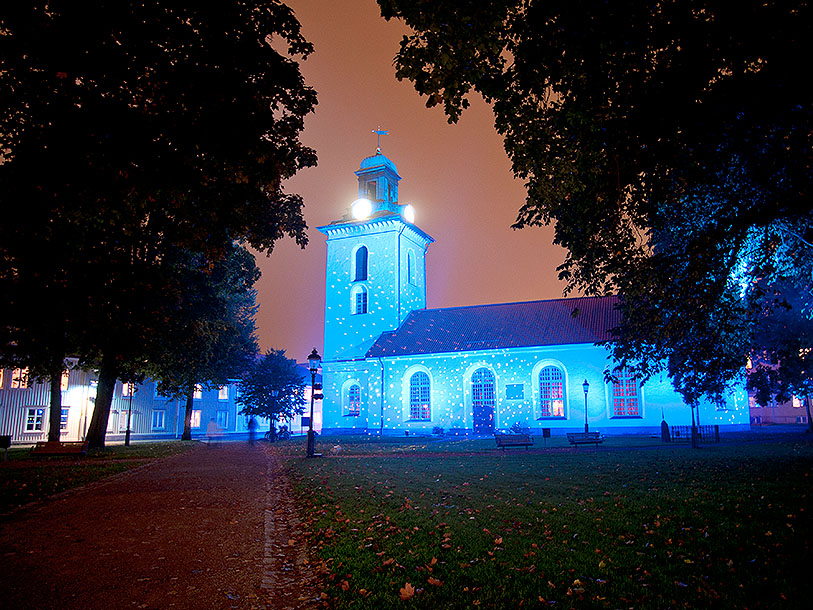 Besök Alingsås under höstens internationellt kända Ljusfestival, Lights in Alingsås