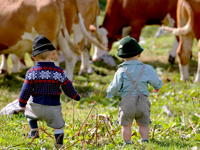 Traditionelle lederhosen - også for de mindste