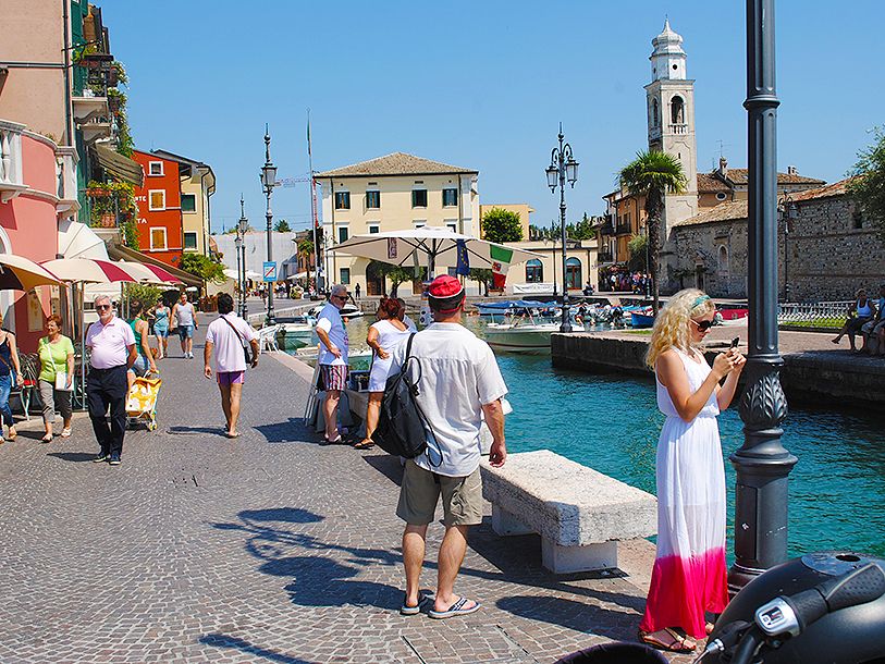 En pragtfuld sommerdag i Lazise