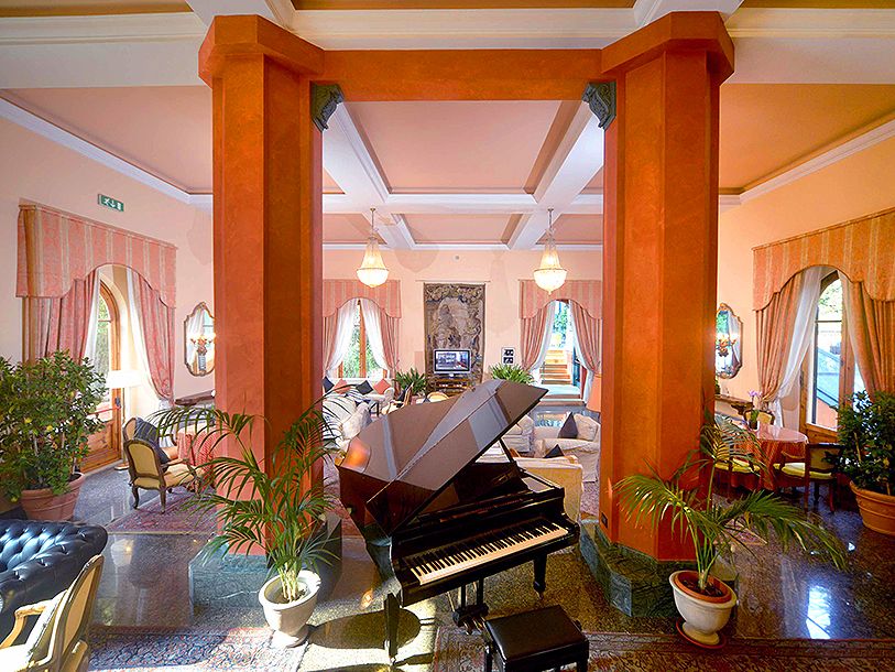 Grand Hotel Bellavista är ett elegant kurortshotell med pampig inredning
