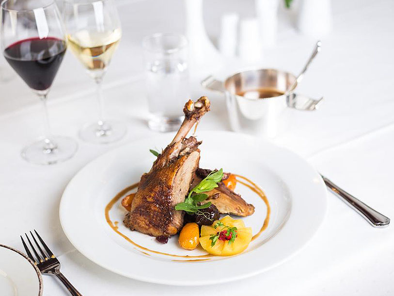 Den Gamle Grænsekro har en välrenommerad restaurang