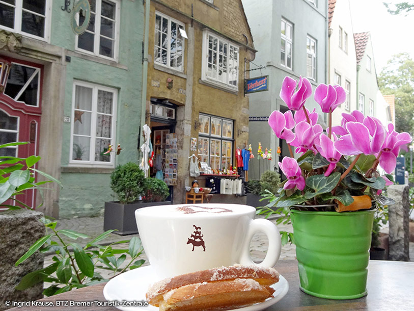 Livsnjutning står i centrum i Bremen där man förr i tiden var en storimportör av kaffe