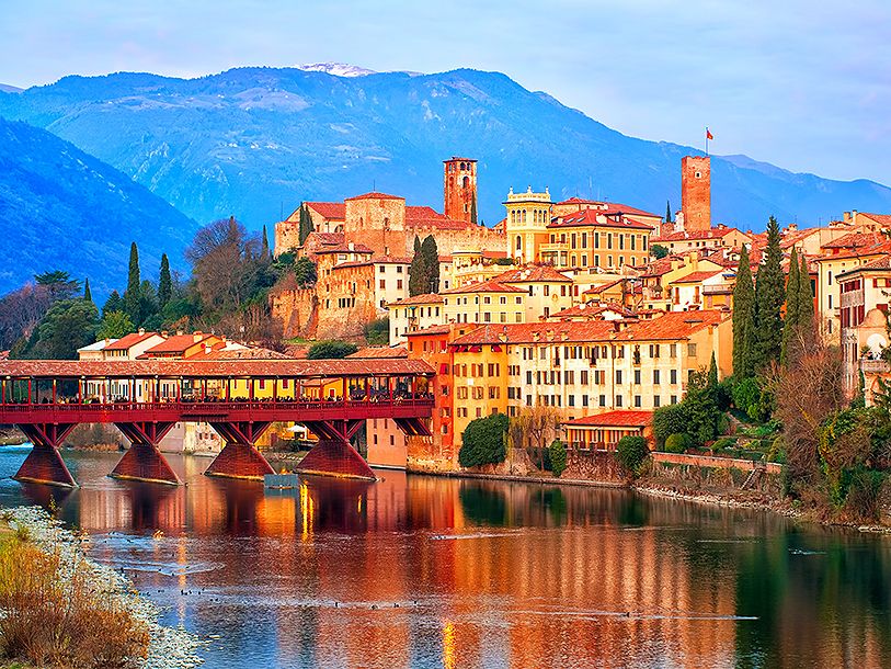 Välkommen till stämningsfulla staden Bassano del Grappa