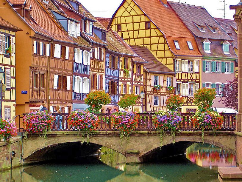 Strasbourgs äldsta stadsdelar kallas också Petit France