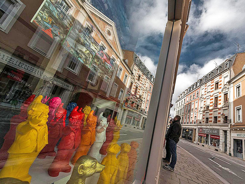 I storbyen Mulhouse har I gode muligheder for shopping