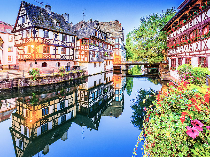 I Colmar kan I blandt andet nyde det pittoreske kanalkvarter, La Petite Venise
