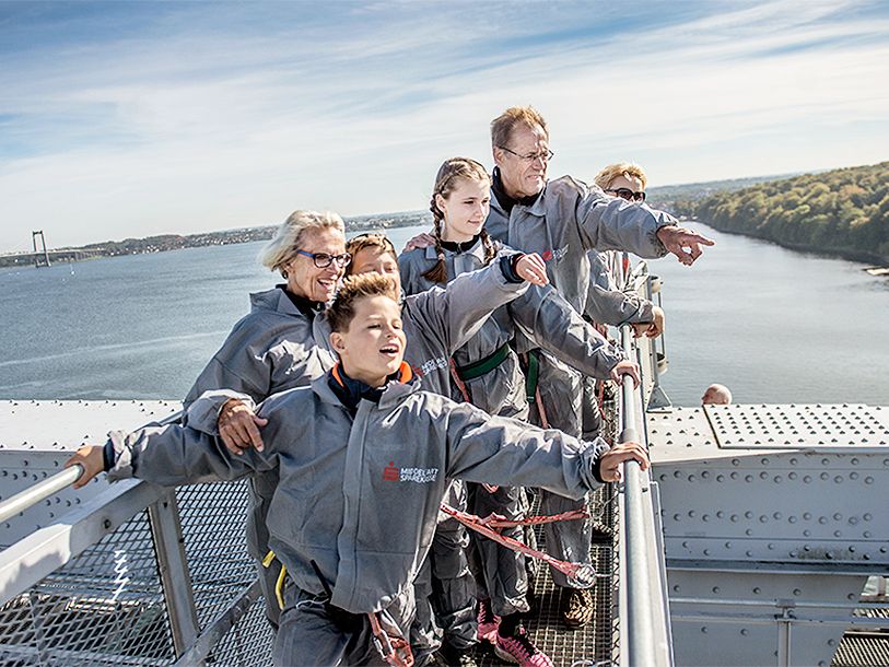 Bridgewalking är den stora turistattraktionen vid Lillebælt