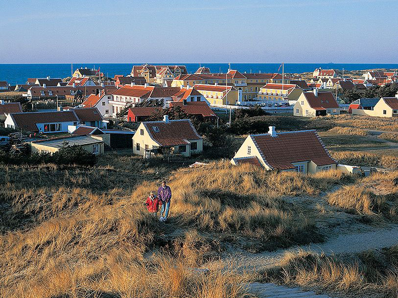 Vintervue over Gl. Skagen, hvor det også er oplagt at tage en travetur i dagens lyse timer