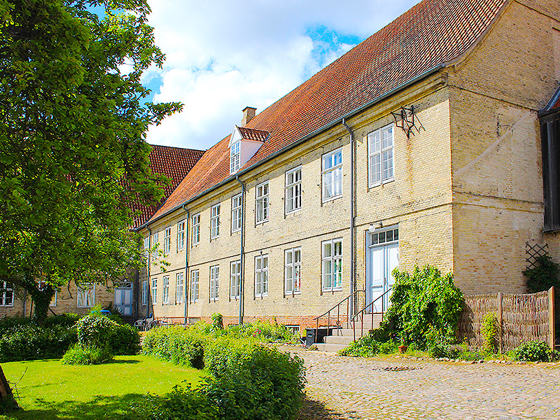 Här det historiska Brødrehuset i Christiansfeld