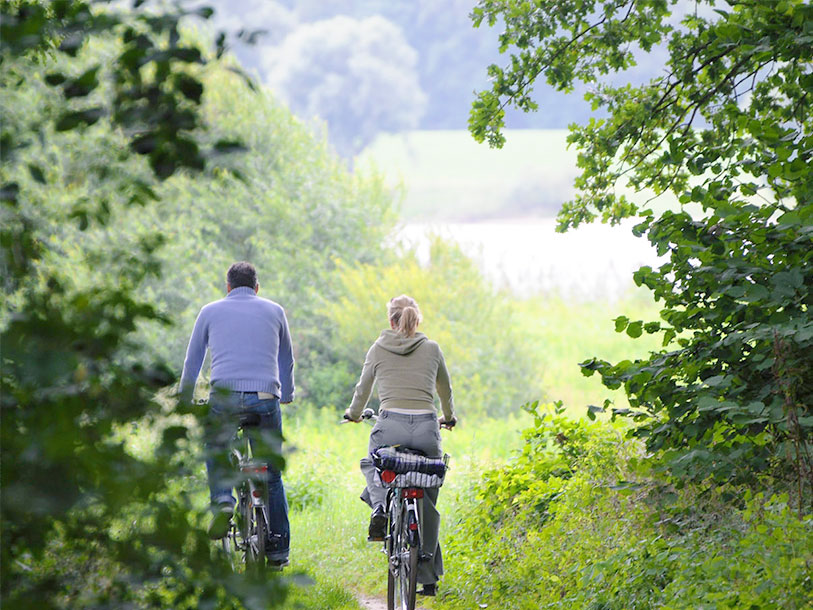 Schleswig-Holstein er spækket med afmærkede stier over alt - så tag endelig cyklen med