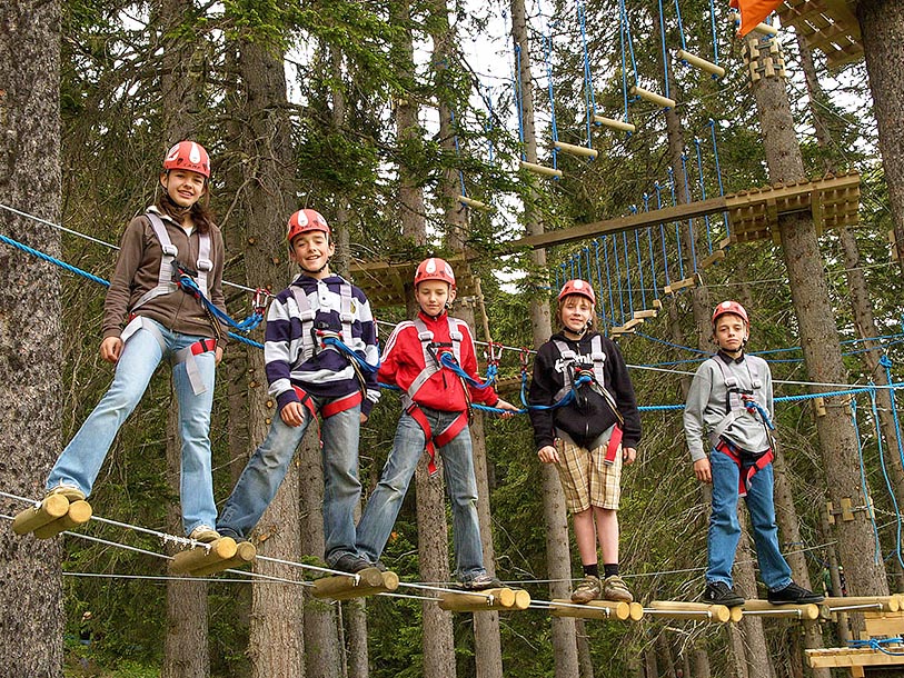 Familieaktiviteterne er mange: Fra hotellet er der gåafstand til Adventurepark Katschberg (500 m)