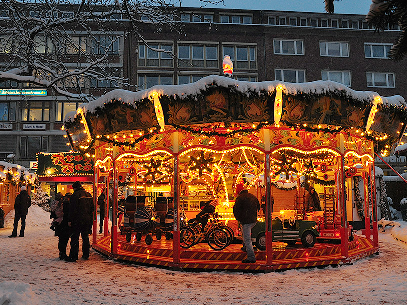 Julestemningen indfinder sig helt automatisk, når man træder ud i Kiels gader i december