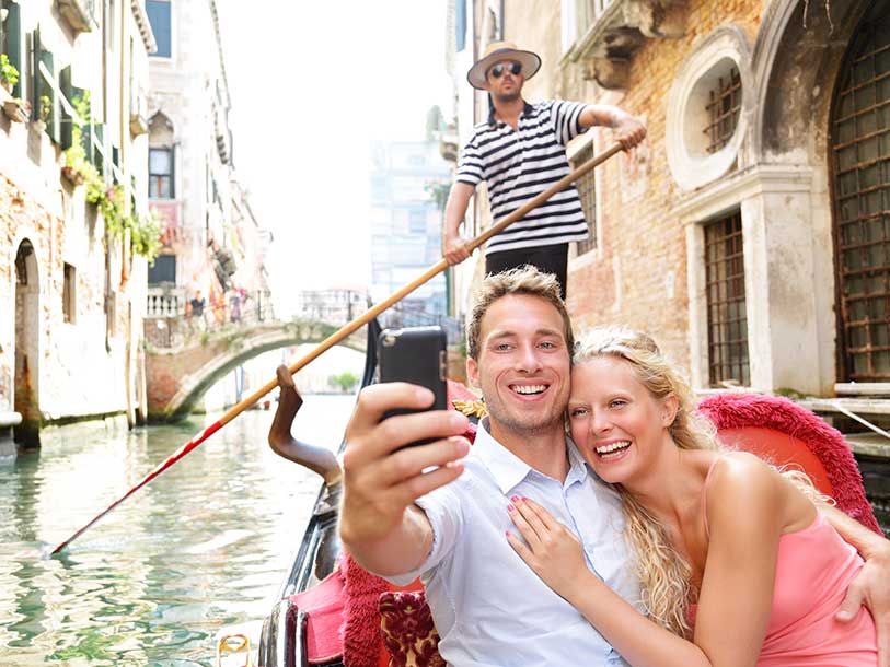 Ägna en dag åt ett besök i den unika kanalstaden Venedig