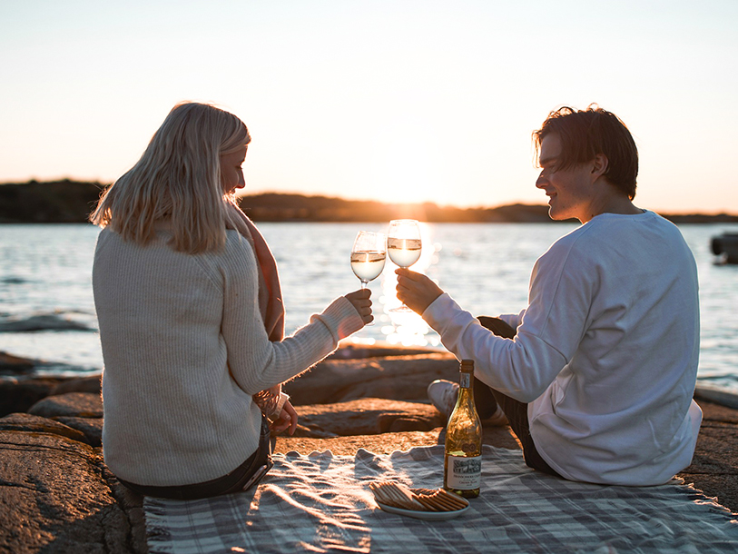 Här vid havet finns det all tid i världen till att njuta av varandras sällskap