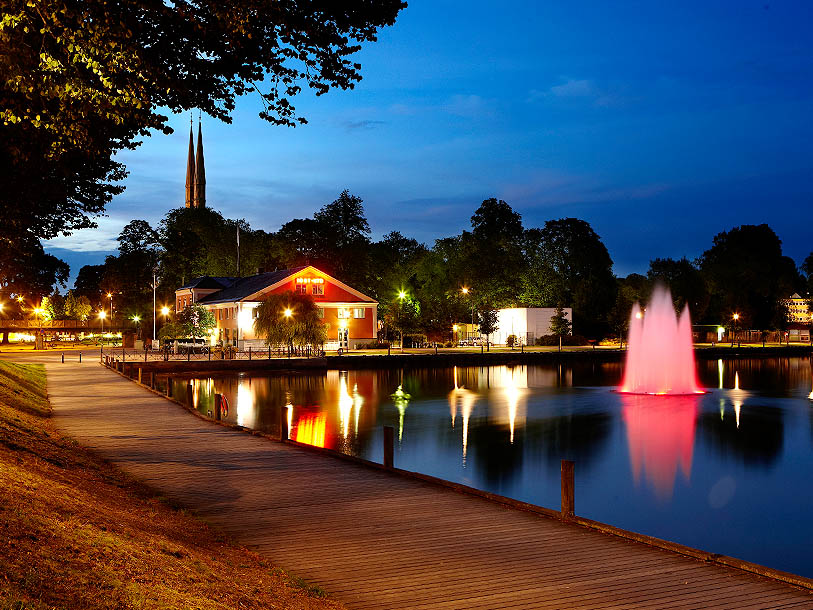 Universitetsstaden Växjö by night