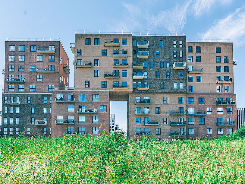 Arkitekturen har en central position i Ørestaden med ultramoderne och prisbelönade byggnader