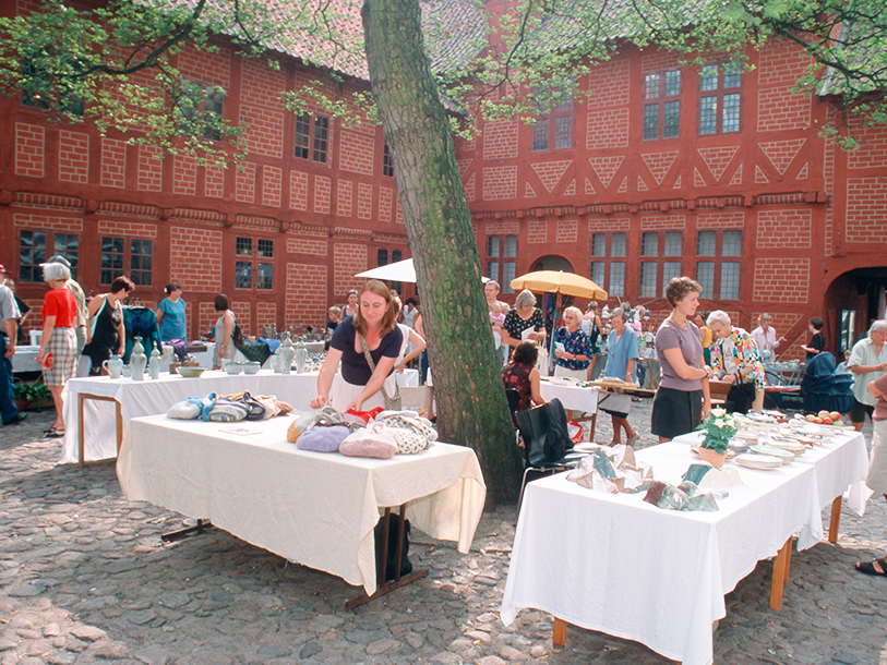 Sommarmarknad på Møntergården, Odenses stadsmuseum