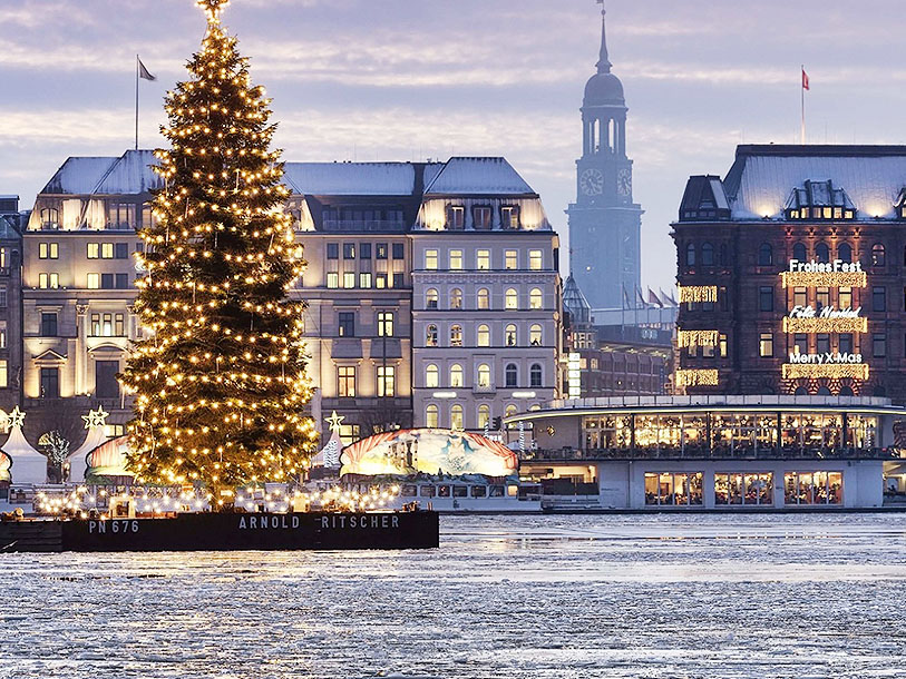 Hamburg er ekstra stemningsfuld i juletiden