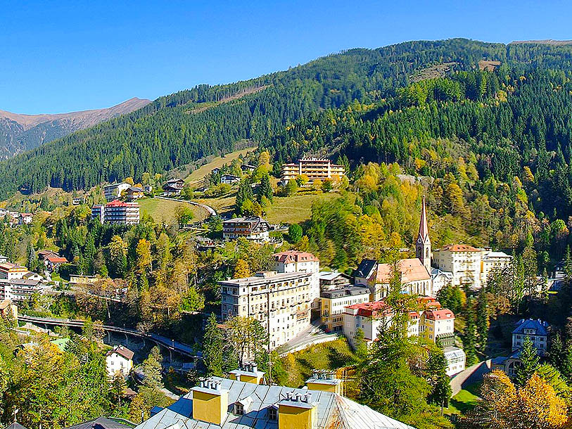 Bad Hofgastein ligger midt i Gasteinerdalen
