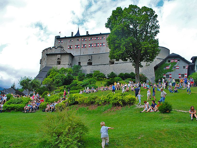 Middelalderborgen Burg Hohenwerfen