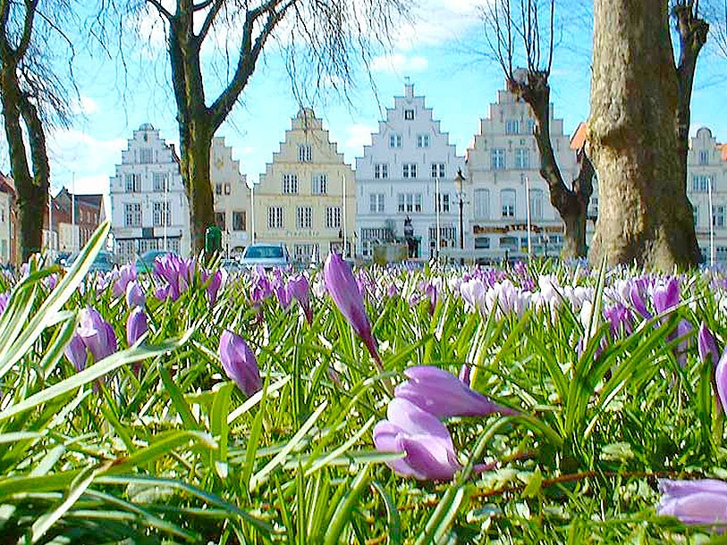 Friedrichstadt har masser af original charme med sine historiske gavlhuse efter hollandsk forbillede