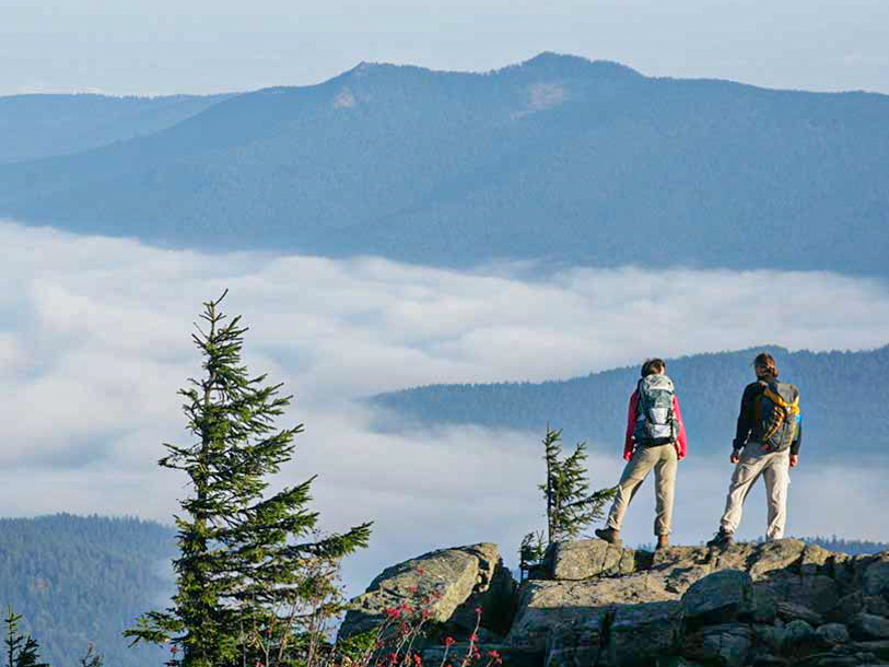Upplev Bayerischer Walds högsta bergstopp Grosser Arber (1.456 m.ö.h)
