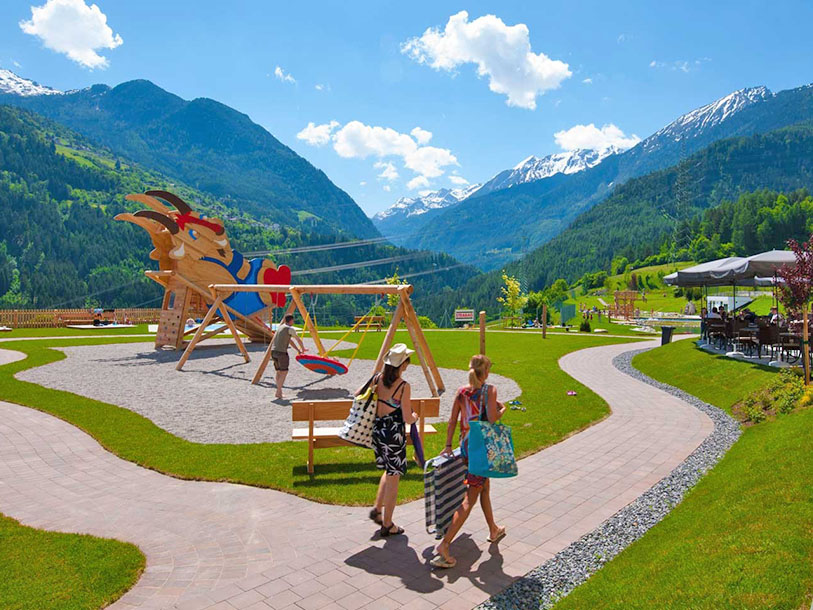 Pitz Park har också en lekplats för de mindre barnen