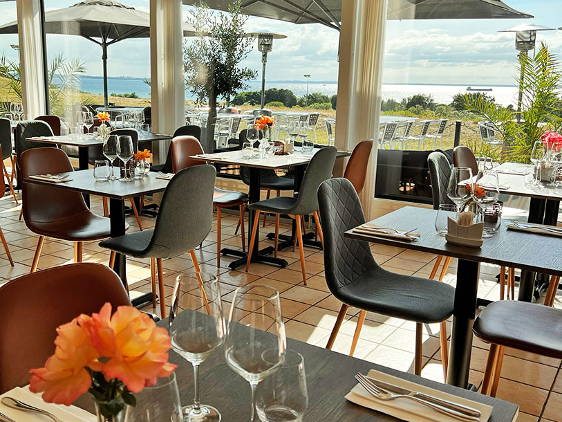 Det är i den här mysiga restaurangen som den inkluderade middagen serveras