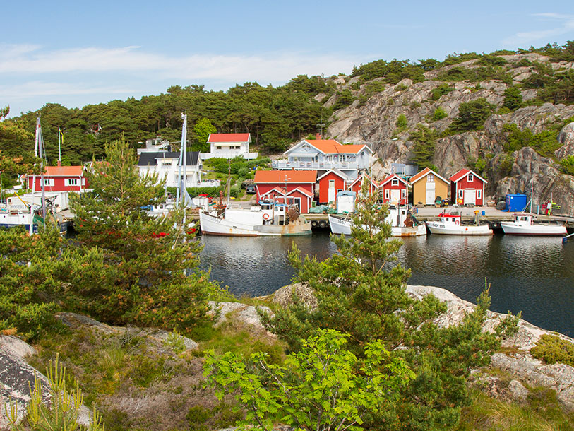 Bohusläns skærgård er fyldt med små fiskerflækker, hvor tiden står stille