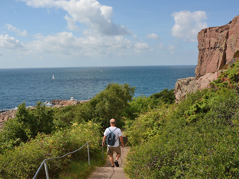 En tur på Kullen er næsten et must, og vandreruten fra f.eks. Mölle by er utroligt smuk