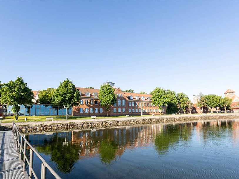 Hotel Hafenresidenz har ett underbart läge vid vattnet i den historiska Hansastaden Stralsund