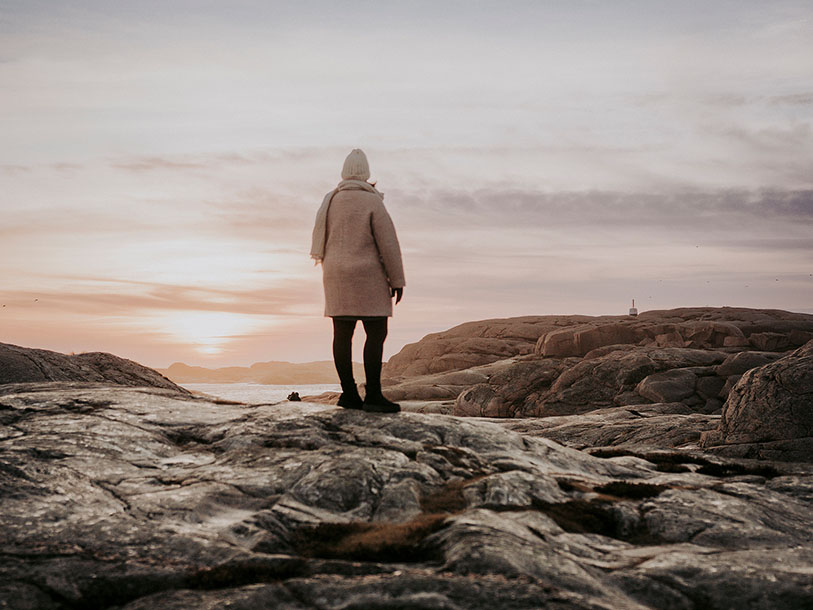 Du känner dig som en del av naturen och havet när du står mitt i det tidlösa landskapet