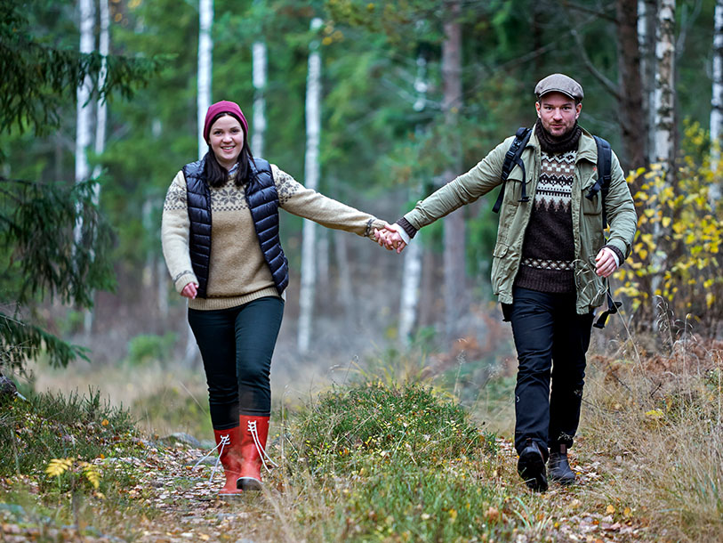 Och annars finns det en mängd vandringsleder i Smålands djupa skogar - en underbar upplevelse året runt