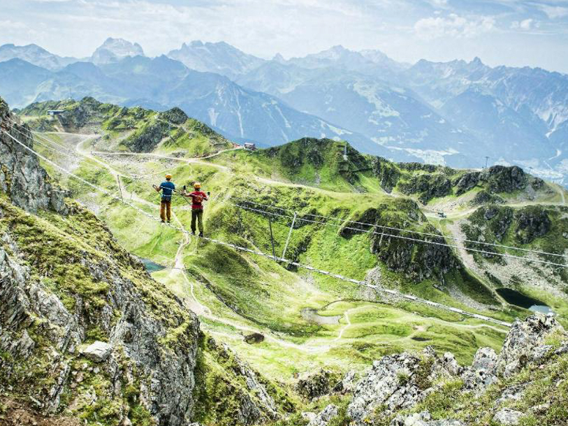Alplandskapet i det österrikiska förbundslandet Vorarlberg är magiskt - och ibland hisnande!
