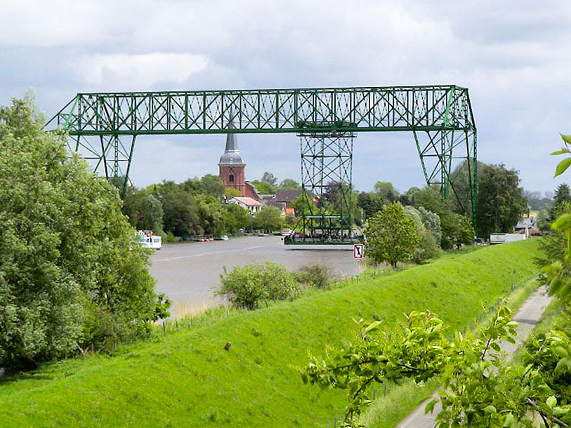 Elbe flyter förbi Freiburg - och herrgården ligger bara 1 km från vattnet