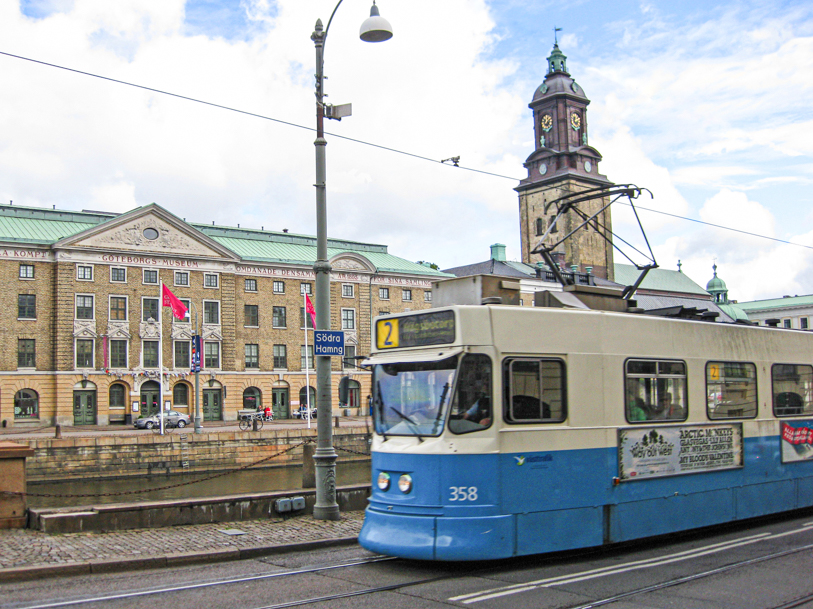 De ikoniske blå sporvogne er en del af Göteborgs nostalgiske gadebillede
