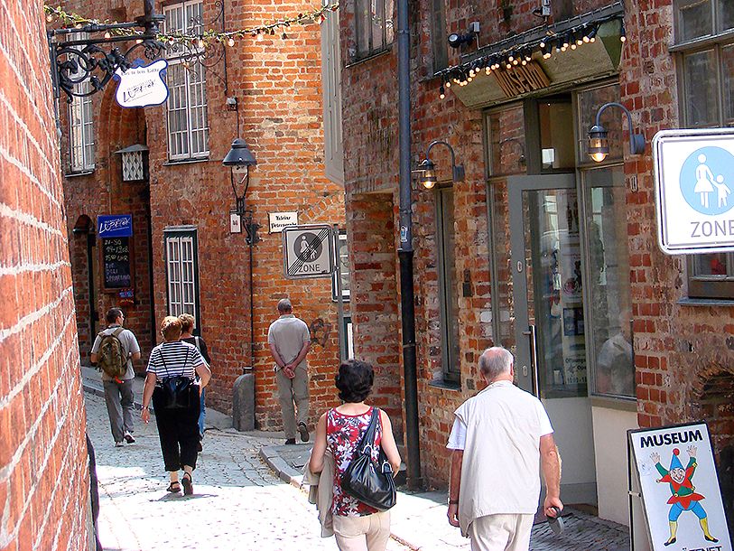 De gamle stræder og gyder snor sig på kryds og tværs gennem Lübecks Altstadt, præcis som i middelalderen
