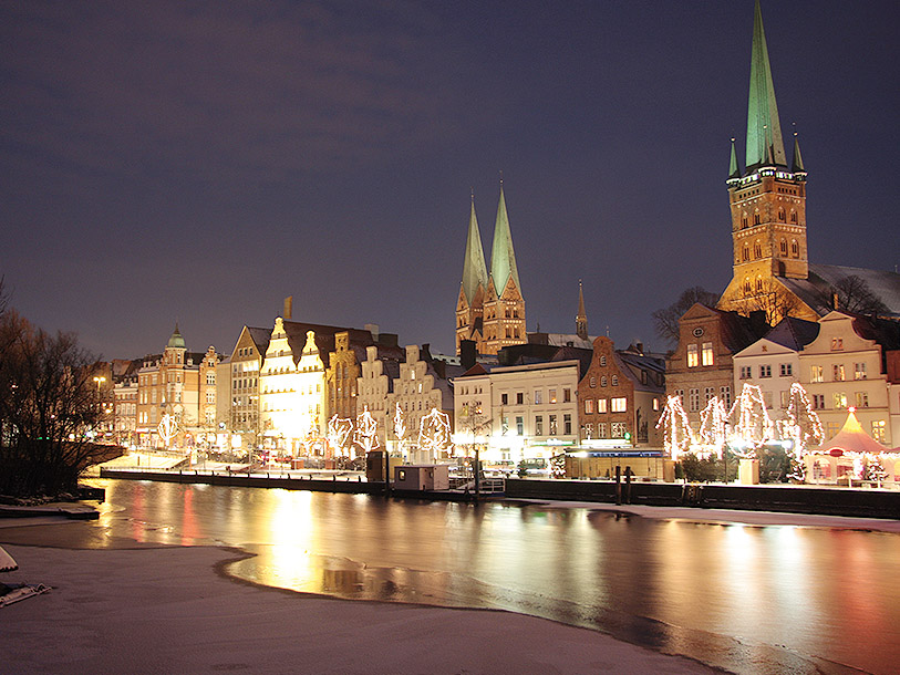 Lübeck er en af Nordtysklands mest hyggelige byer - særligt i sin juleforklædning