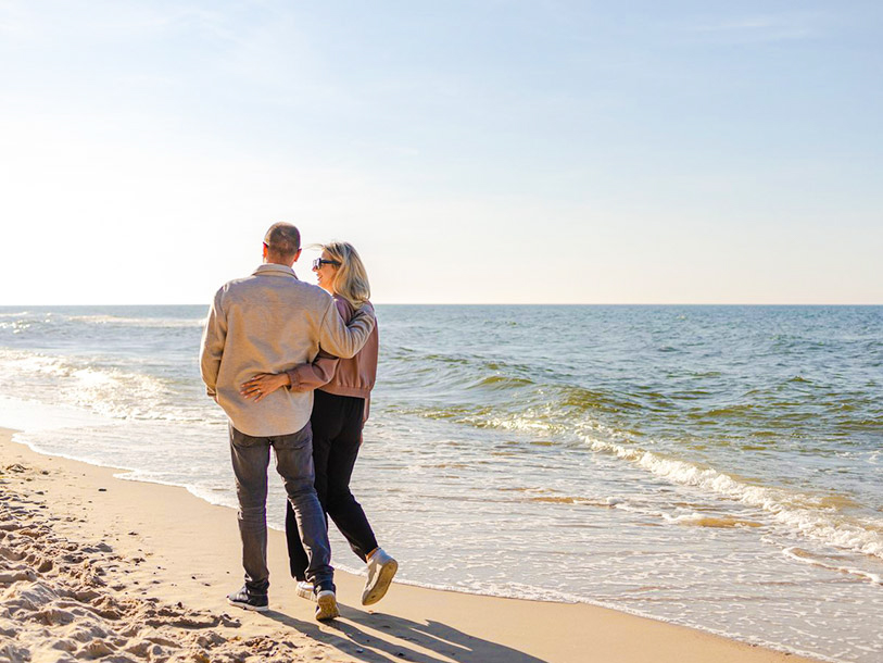Närheten till havet gör denna minisemester extra romantisk