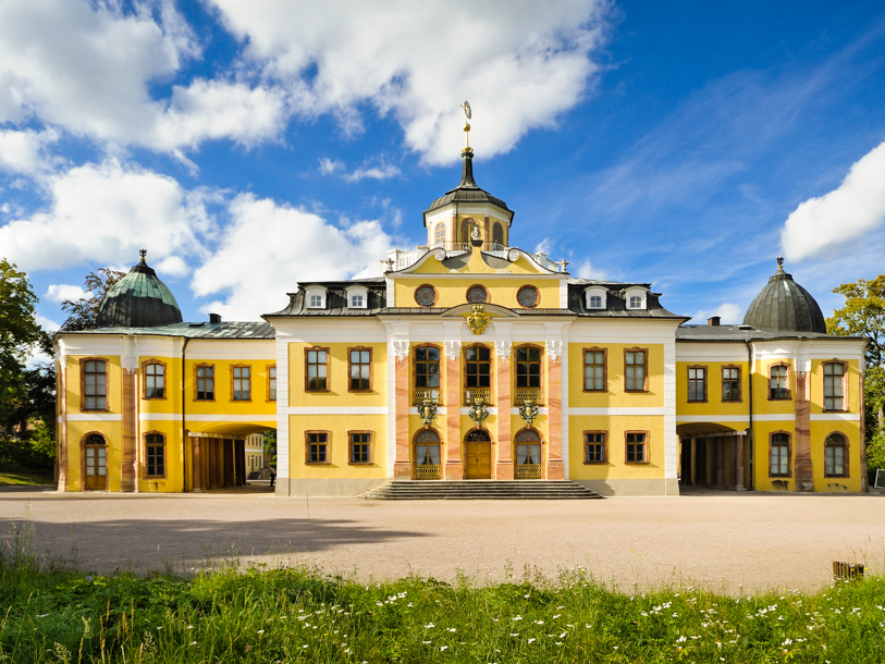 Schloss Belverede i Weimar var engang hertugerne af Sachsen-Weimar-Eisenachs sommerresidens
