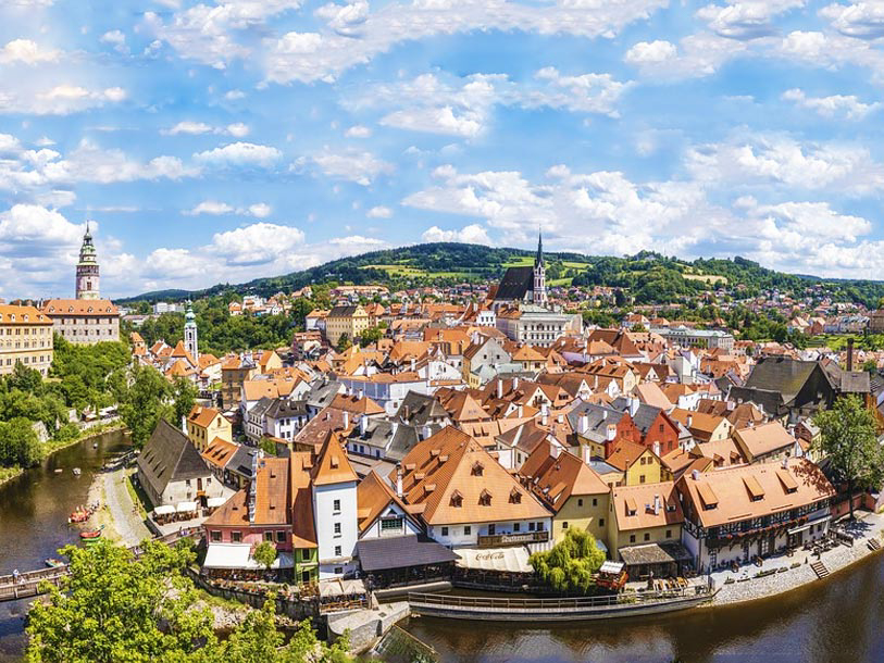 I Tjekkiet kan I også besøge den verdensarvslistede by Ceské Krumlov