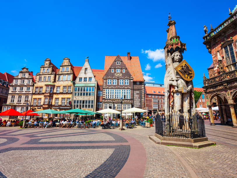 Oplev hansestaden Bremen, hvor rådhuset fra 1400-tallet er på UNESCOs liste over verdensarv