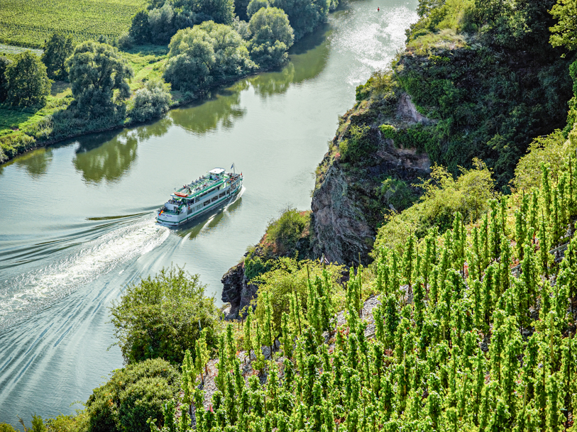 Tag en turbåd, og kom på en længere udflugt langs Mosel og de omkringliggende byer