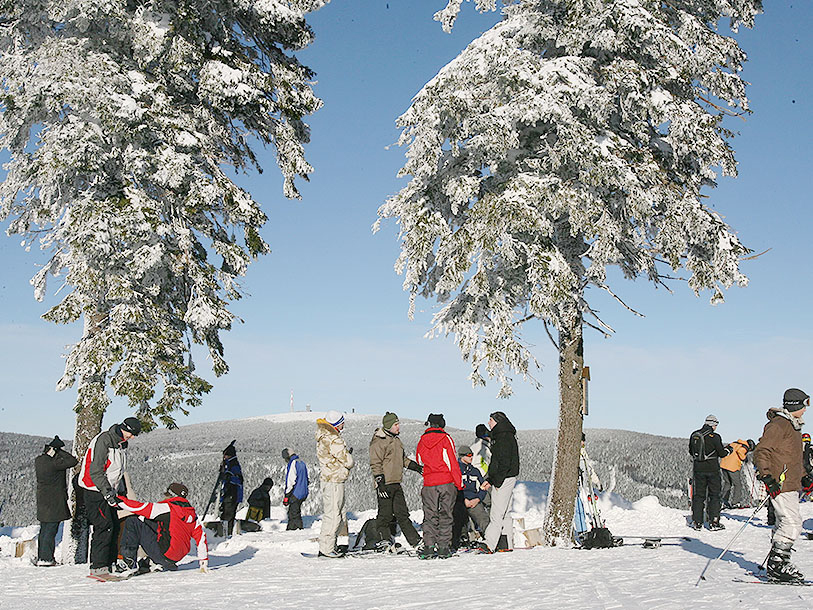 Njut av Harz i snöklädda landskap