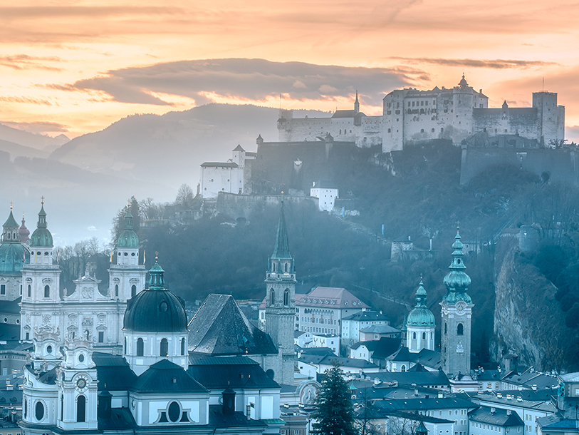 Tag også en udflugt til Salzburg, Mozarts fødeby, som er optaget på UNESCOs verdensarvsliste