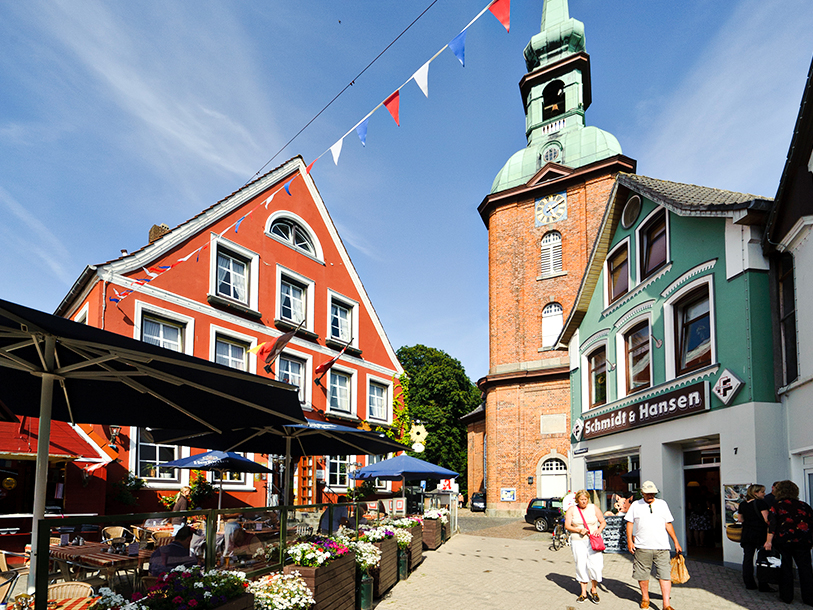 Kappelns historie som en af hovedbyerne ved Slien går tilbage til 1375 ©Ostseefjord Schlei/Matzen